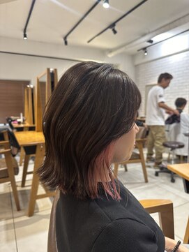 ガーデン ジングウマエ(GARDEN jingumae) 星華,デザインカラー,レイヤーカット,ウェットヘアc33