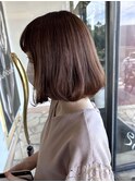 内巻きボブ