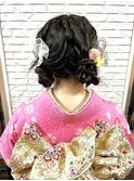 振袖×ヘアアレンジ