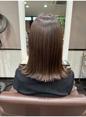 ミディアムボブ　ナチュラル