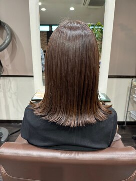 美容室 フォーリア Foglia ミディアムボブ ナチュラル