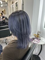 シェイロ(Cielro)&nbsp;【色落ちがシルバー！ブルーパープルカラー】SAKI