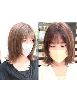 【魅力的な第一印象に】お顔周りをミリ単位まで拘り骨格/髪質を見極めてカット［仙台/オージュア/学割U24］