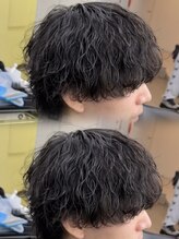 プルーブトウキョウ 渋谷(PROVE TOKYO) メンズウルフ　波巻きスパイラルパーマ