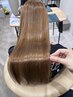【髪を本気で良くしたい方用】最高級酸熱髪質改善カットカラーコース14600円