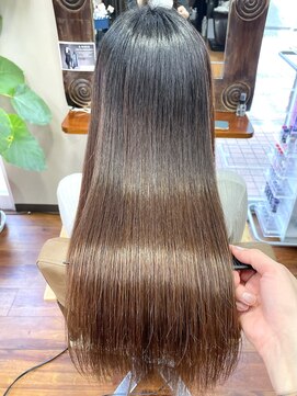 ハーシーバイアポロ 相模大野(HERSHE by apollo) 髪質改善縮毛矯正,レイヤー,縮毛矯正,白髪ぼかしハイライト.白髪