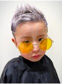 キッズショートホワイトメッシュ