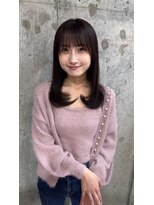 ハローバイシー 仙台(Hello by Sea)&nbsp;艶髪チョコレートブラウン×髪質改善[美髪/韓国風/顔周り]仙台