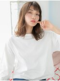 関内/髪質改善/ゴールドベージュでオン眉大人ロブヘア♪a