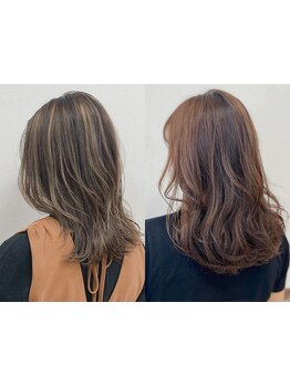 あなたの魅力を透明感たっぷりのインナーカラーで演出！髪のダメージを最小限に抑えて、うるツヤ髪に♪