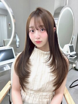 ベル 新宿店(Vel) 韓国風巻きフェミニンロング×メルティカラー×美髪×新宿