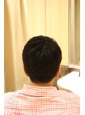ビジネスショート×白髪染め