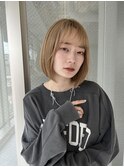レイヤーカット・顔まわりレイヤー・透明感カラー