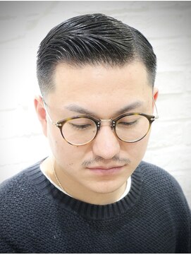 ヨシザワインク プレミアム 横浜 桜木町店(YOSHIZAWA Inc. PREMIUM) クラシカルばバーバージェントルマンスタイルグランジショート