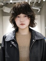 テクネ 天神大名(techne)&nbsp;天神顔周りレイヤーカットミディアムボブパーマレイヤーパーマ