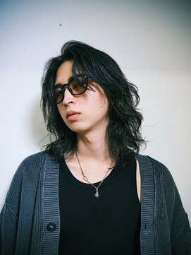 アンサー 原宿(ANSWER) メンズボブメンズミディアムパーマニュアンスパーマルーズパーマ