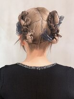 アルバム 新宿(ALBUM SHINJUKU) 韓国ヘアミディアムブリーチブロンド_ba586471