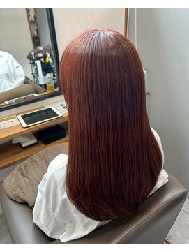 ロッカヘアエジェ(ROCCA hair eje.) 赤みカラー×美髪ロングスタイル