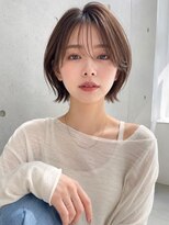 ノア(NOA)&nbsp;【NOA】韓国くびれショートシースルーバング小顔ショートボブ