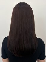 オンフ(ONFFO)&nbsp;酸性ストレート 髪質改善ストレート ナチュラルブラウン 20代