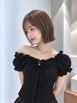 フォト 新宿三丁目(foto)&nbsp;髪質改善地毛風縮毛矯正くびれレイヤー切りっぱなしボブ