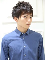 ビジネスシーンで好印象♪メンズカット/30代/ツーブロック/40代