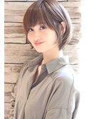 【３０代・４０代・５０代】大人女性に人気の耳かけショートボブ