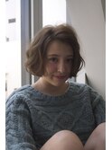 斜めバングふわくしゅニュアンス