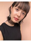 大人可愛い小顔☆外ハネくびれボブ