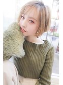 シースルーショートボブ