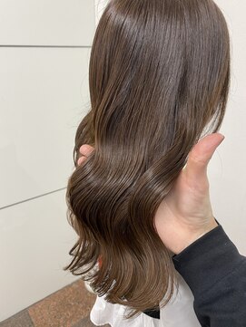 シェノン 梅田(CHAINON) 20代30代40代小顔カット+ココアベージュ