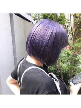 フラム 渋谷(flamme) 色落ちも綺麗な◇ブルーラベンダー◇