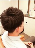 ナチュラル刈り上げツーブロック<理容室>[錦糸町]