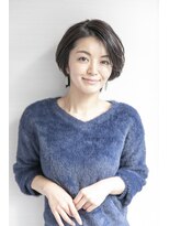 ルルディ バイ アフロディーテ銀座(luludi by APHRODITE) 黒髪/グレーベージュ/レイヤーロング/前髪パーマ/銀座