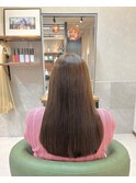 艶髪縮毛矯正 重ためロング