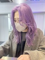 ゲーム 原宿店(GAME)&nbsp;韓国風レイヤーカットウルフカット前髪カットグレージュカラー