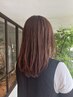 【当店人気No.1メニュー！】美髪髪質改善カラーカット＋マイクロバブル