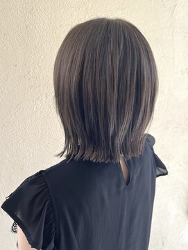 キャパジャストヘアー(CAPA just hair) アッシュオリーブ外ハネレイヤーボブ結べるボブ