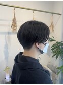 【韓国風】刈り上げマッシュショート