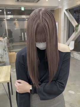 イェッカ パビル(YECCA pabil) グレージュカラー（ブリーチ1回）