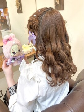 ディア(.eer) ひつじ風ヘアアレンジ♪