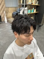 ビカムメンズヘアー 栄店(become men's hair)&nbsp;【ニュアンスツイスパ×刈り上げないマッシュ】名古屋/栄/メンズ