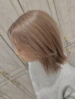 ボネッカ 鶴見(BONECCA)&nbsp;ケアブリーチ/プレミアムイルミナカラー/ミルクティーベージュ