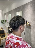 【滋賀メンズパーマ】ツイストパーマ×ハイライト
