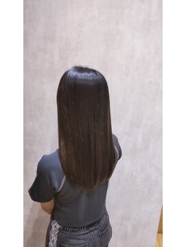 フィゼル あべのルシアス店(Aujua fizelle) 艶々カラー