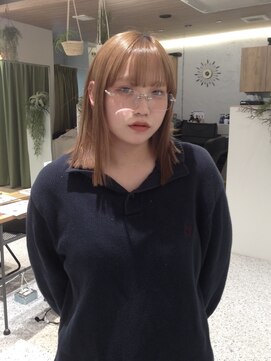 ゼストララ(ZEST Lara) ミディアムヘア×ベージュカラー【吉祥寺】斎藤百花