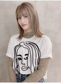 透明感　ミルクティベージュ　ホワイトアッシュ　大須