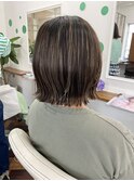 切りっぱなしボブ