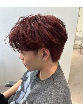 ユーフォリア 渋谷グランデ(Euphoria SHIBUYA GRANDE) ヒスンペン必見◎メンズ赤髪へア♪♪