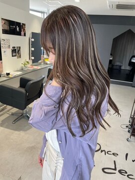 キング 枚方店(K!ng) 縮毛矯正髪質改善ハイライトレイヤーカット枚方美容室エクステ